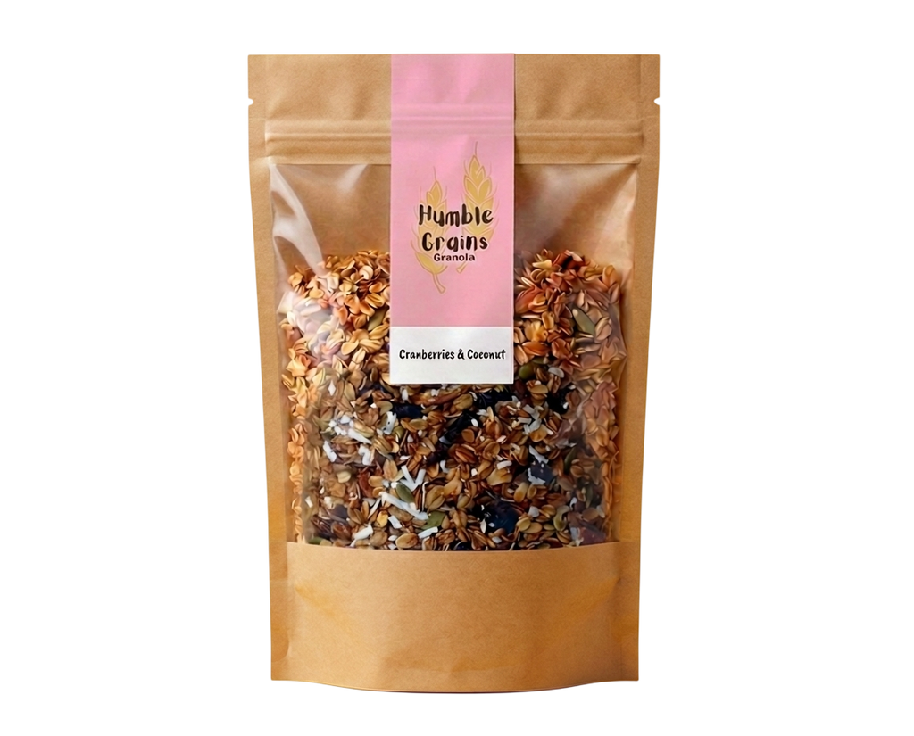Humble Grains Cranberries & Coconut 13.4 oz bag