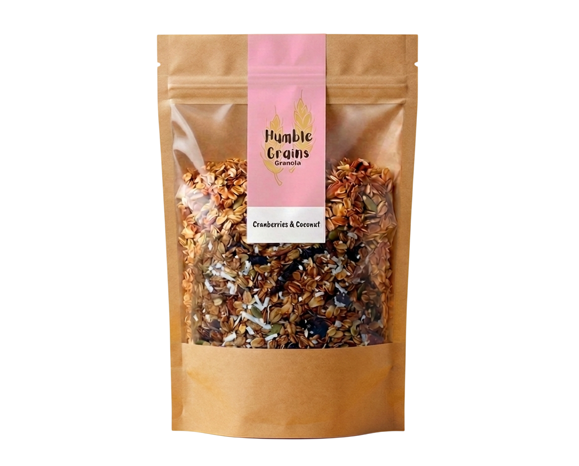 Humble Grains Cranberries & Coconut 13.4 oz bag