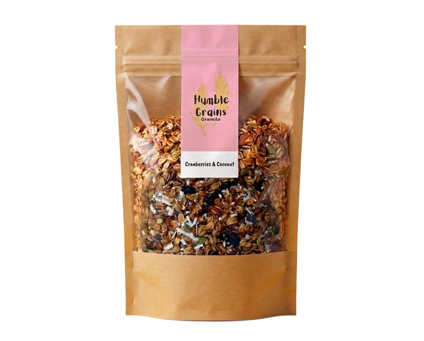 Humble Grains Cranberries & Coconut 13.4 oz bag